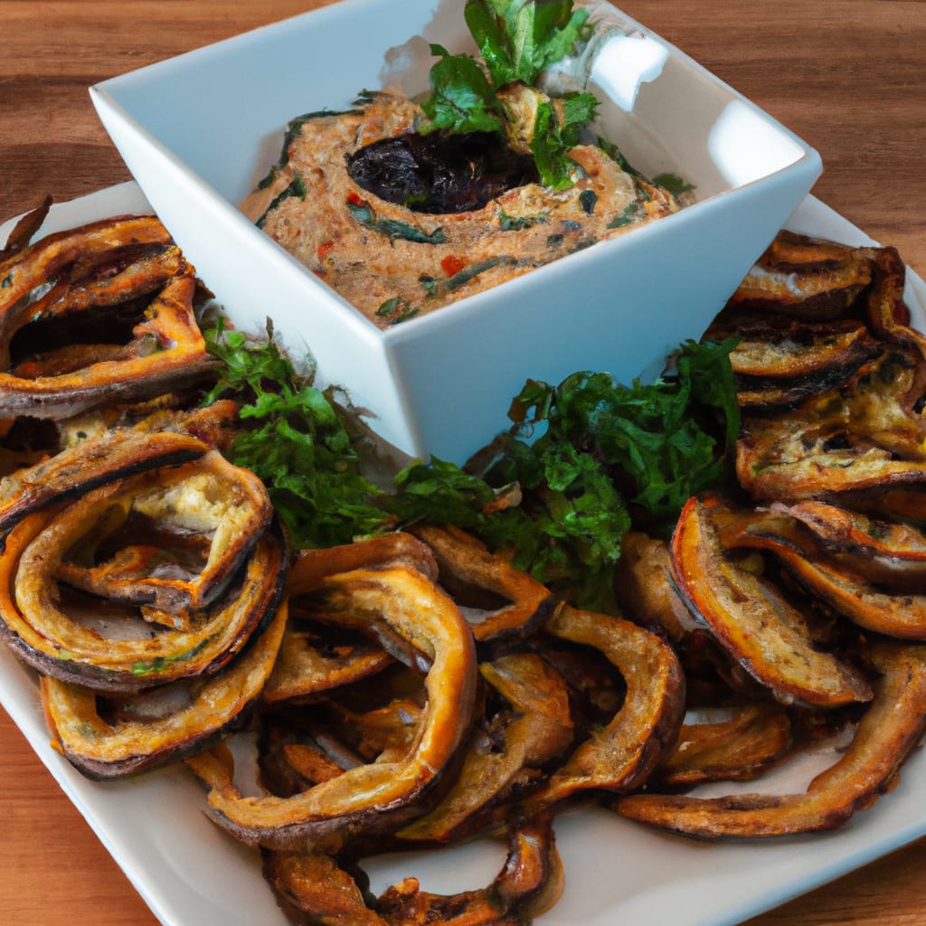 Crispy Eggplant Rings Recipe Fried Eggplant Rings Recipe Maotai Kitchen