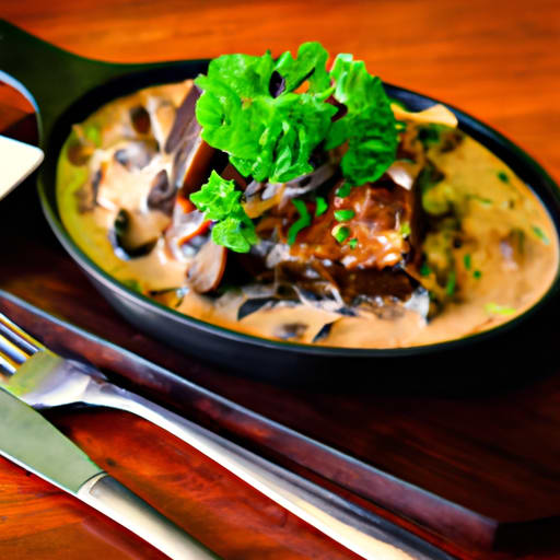 Mushroom Sauce Steak Recipe