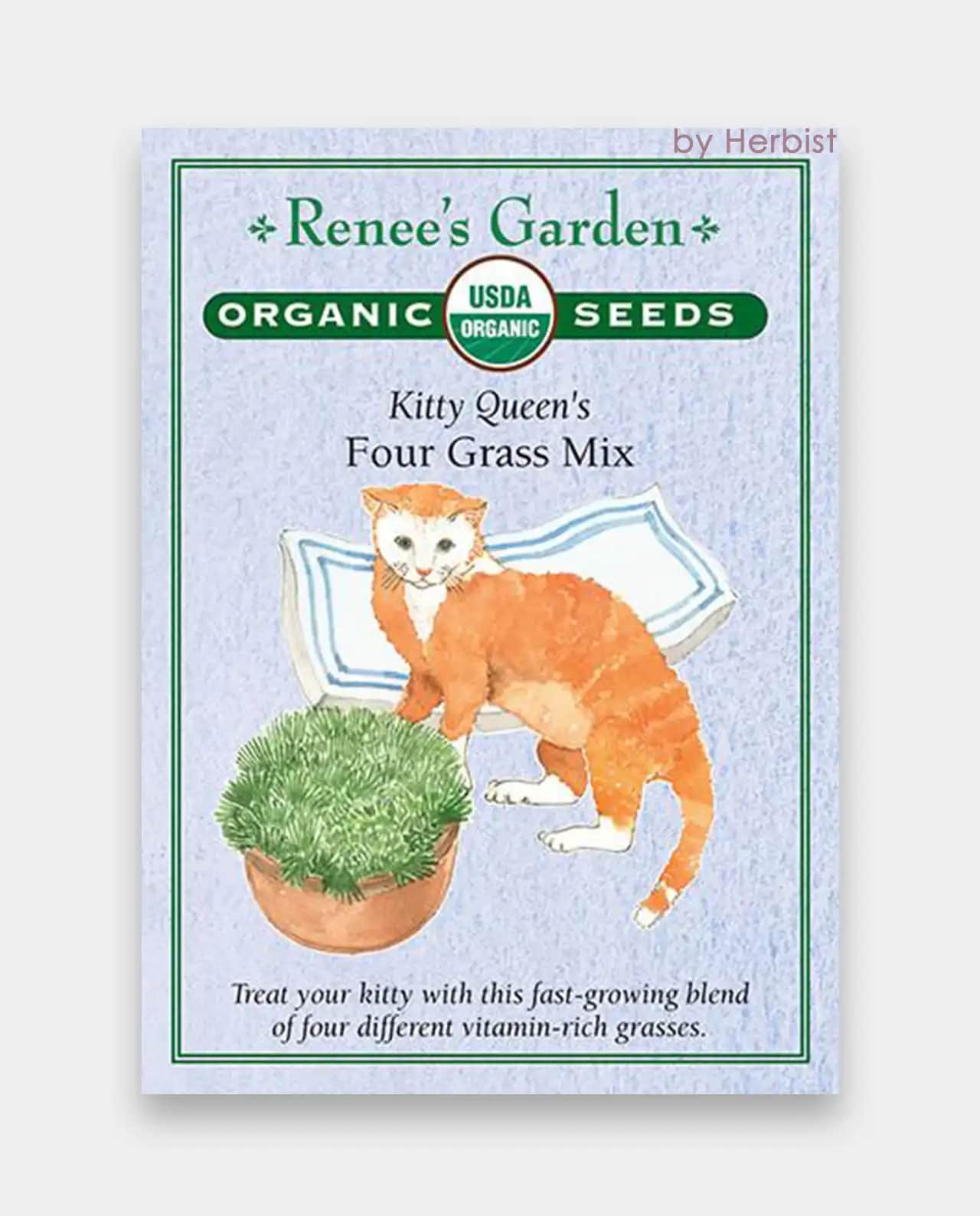 หญ้าแมว ออร์แกนิค Four Grass Mix