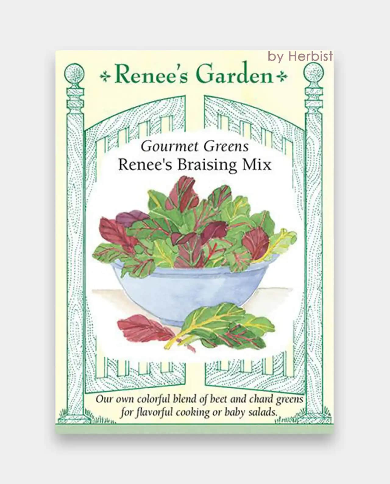 ผักสลัดรวมมิตร Renee's Braising Mix