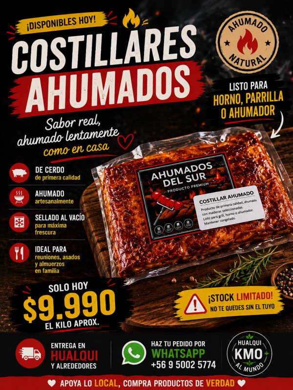 Costillar ahumado