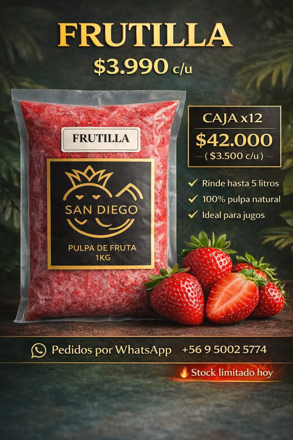 Pulpa Frutilla