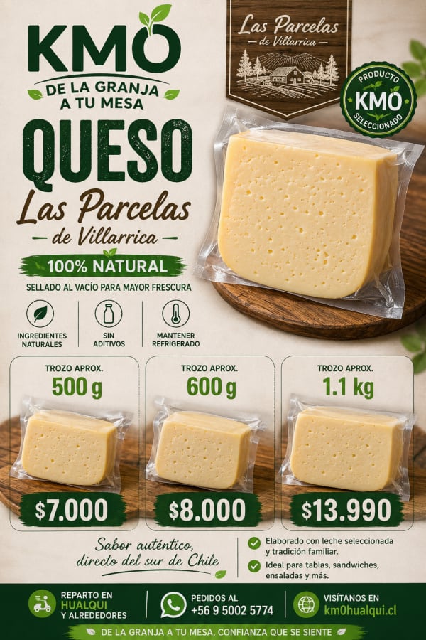 Queso de Villarrica 500g