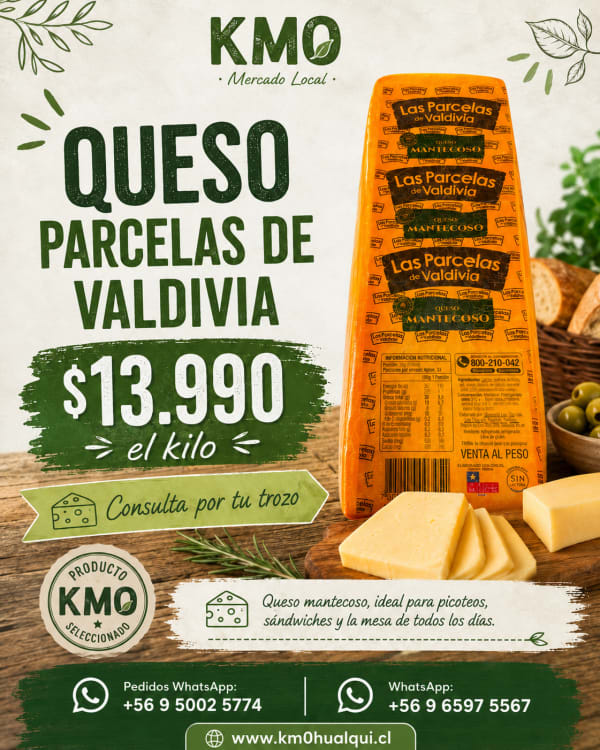 Queso Las Parcelas de Valdivia