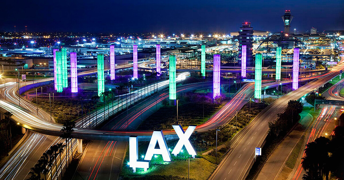 LAX airport departure