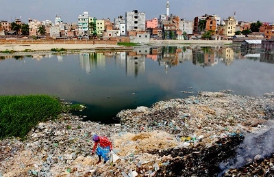 Buriganga has become a dead river due to ongoing encroachment and pollution