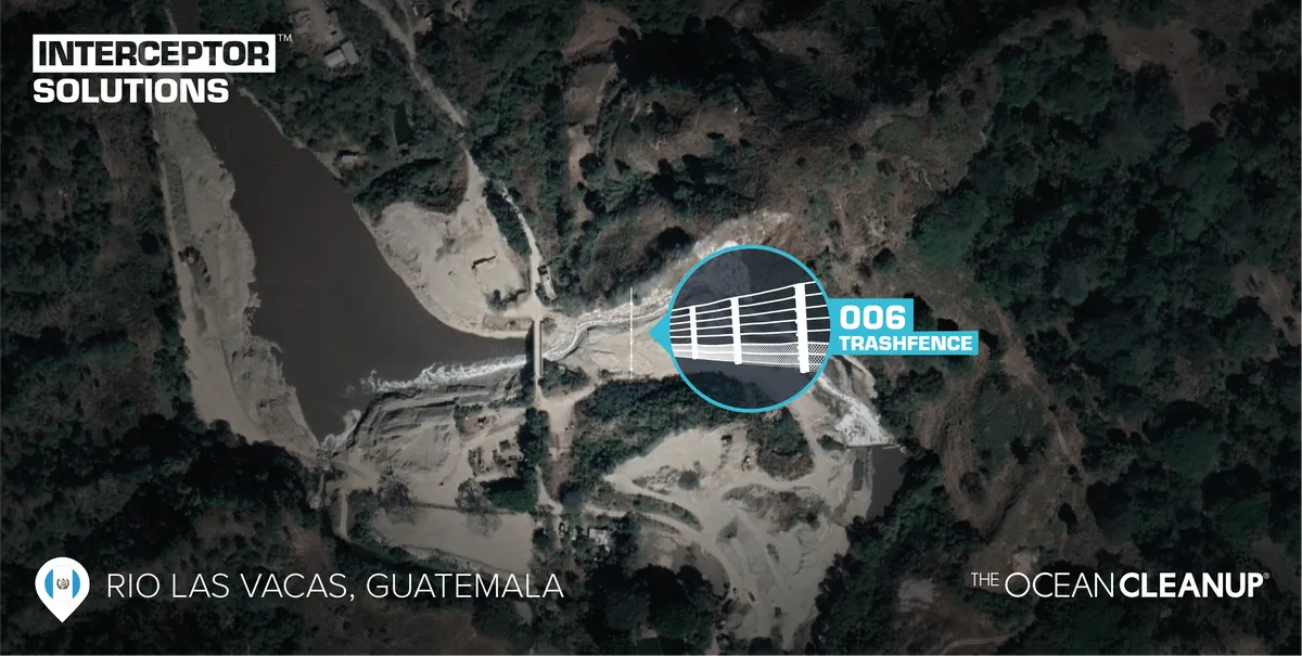 Location of Interceptor 006, Rio Las Vacas, Guatemala.
