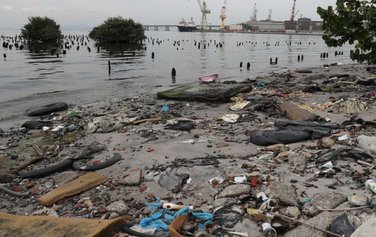 Contaminated iIguacu River