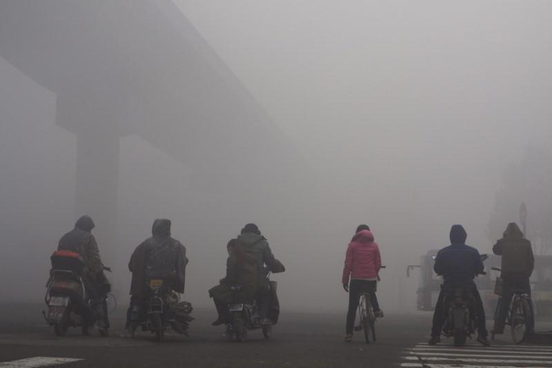 Air pollution in Shijiazhuang, Hebei Province, China