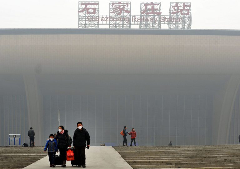 The air quality index in the northern Chinese city of Shijiazhuang, Hebei province, exceeded 500 on December 3, 2016 – the maximum reading.