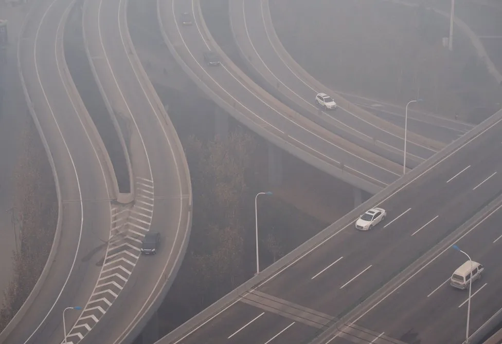 The city of Shijiazhuang in Hebei province has experienced heavy smog in recent years.