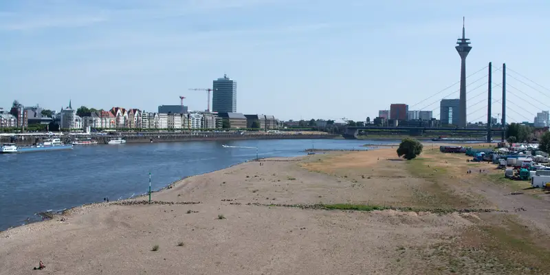 In 2018, Germany entered a brief recession, sparked in part by low water levels on the Rhine.