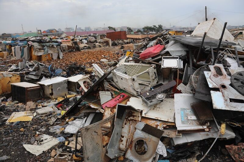 Toxic e-waste in Agbogbloshie, Ghana