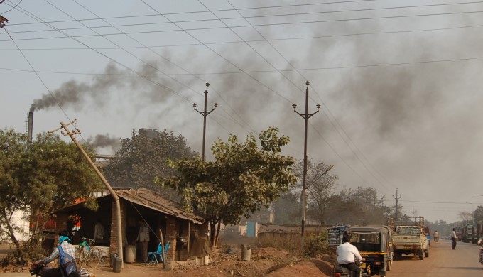 Air pollution in Raipur, India