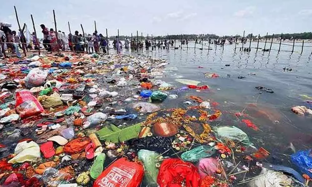 Pollution of the Cauvery River, India