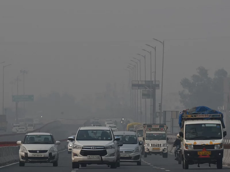 Air pollution in New Delhi, India