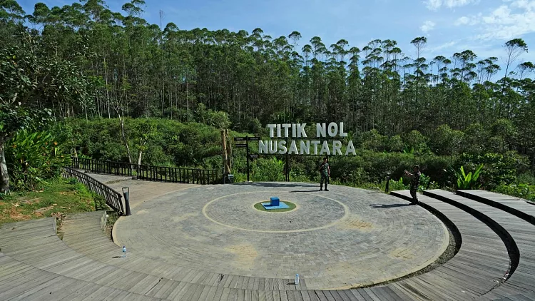 The ground zero of the construction site of the new capital city in Penajam Paser Utara, East Kalimantan, Indonesia, Wednesday, 8 March 2023.