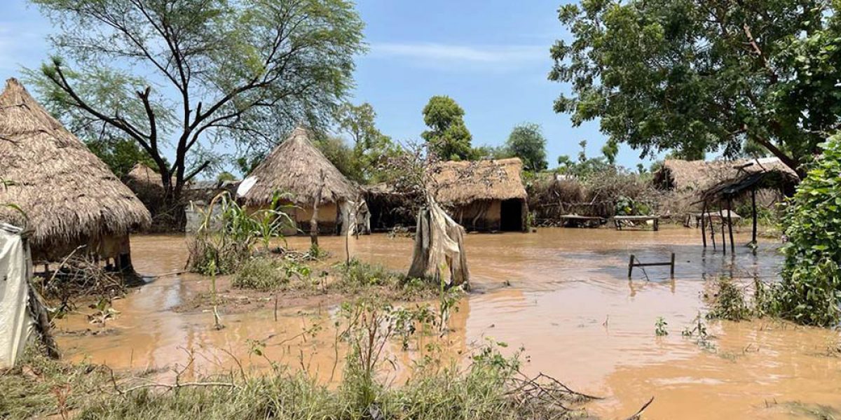 Heavy flooding in South Sudan caused widespread destruction in Maban, September 2022.