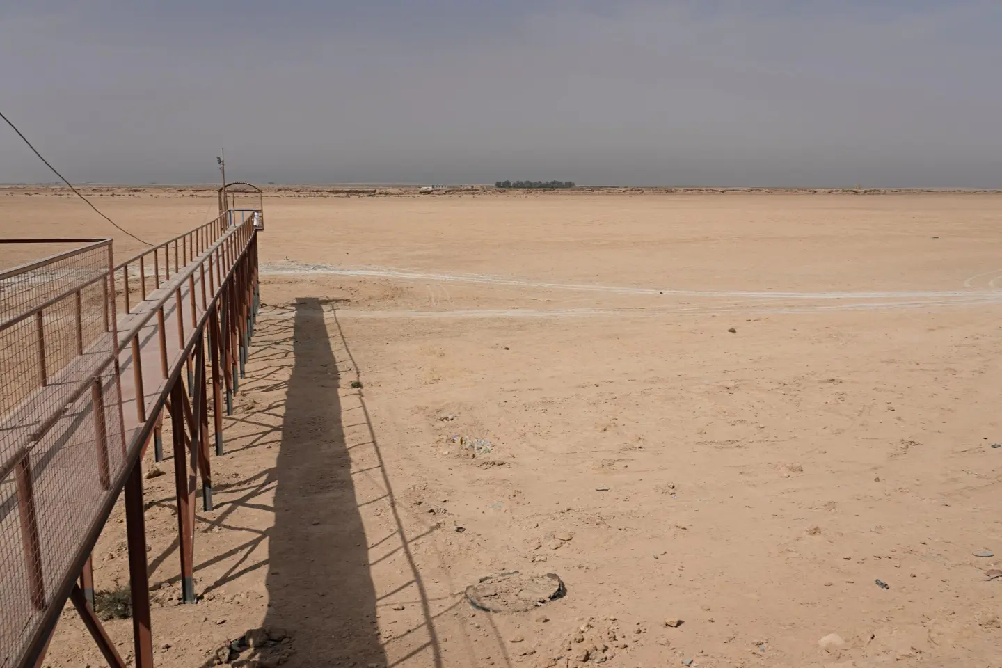General view of dried up lake Sawa