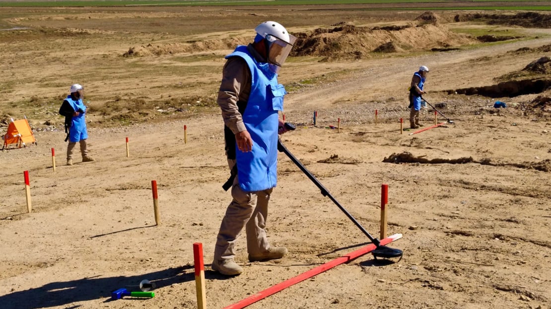 demining in Iraq