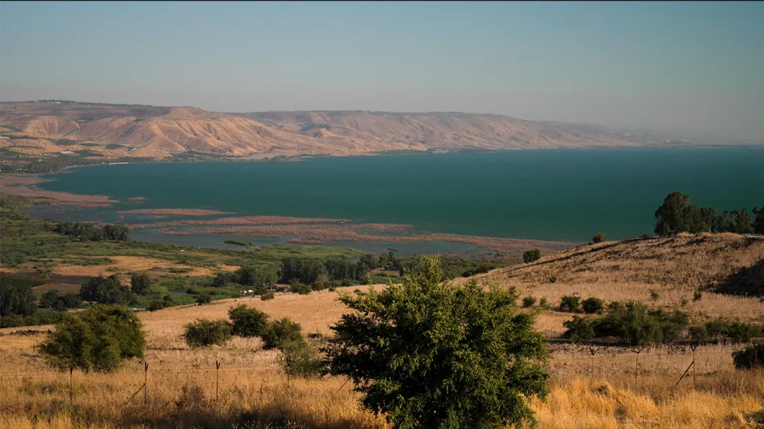 Shallowing of lake Kinneret, Israel