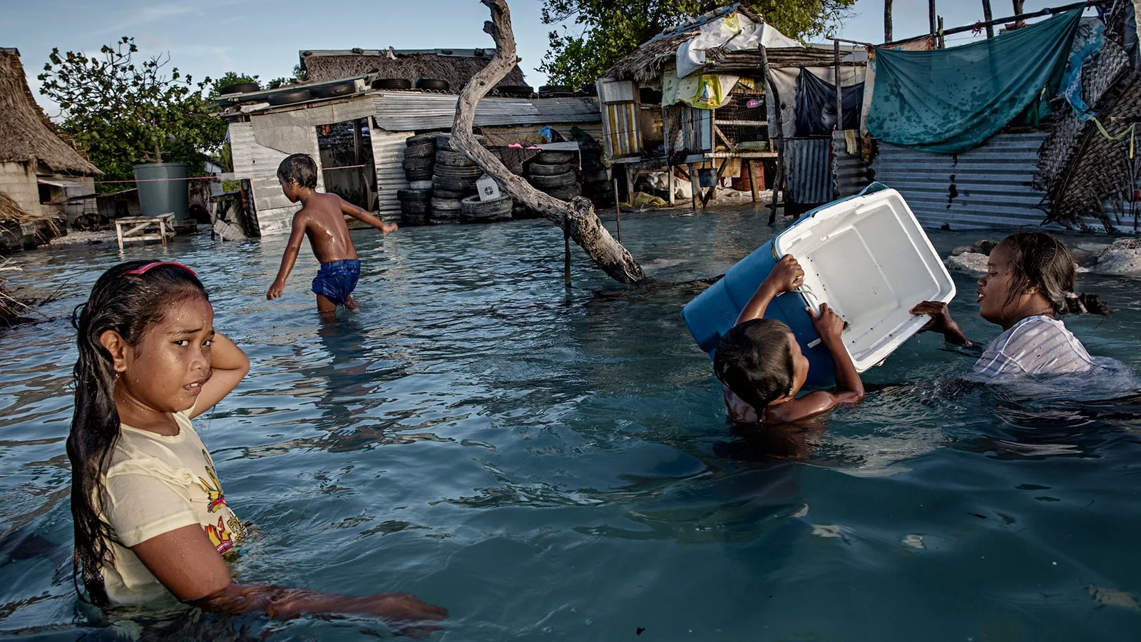 With an average age of 22, Kiribati's future generations will suffer most from the rising sea levels
