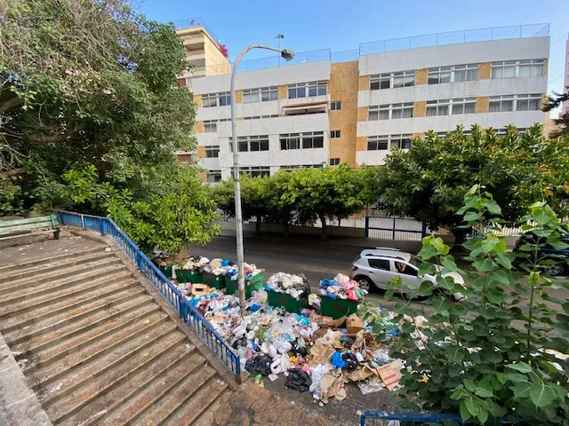 Garbage is piling up on the streets of Lebanon’s capital Beirut