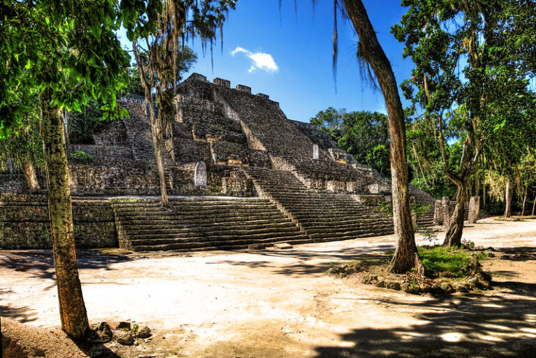 The Mayan ruins of Calakmul.