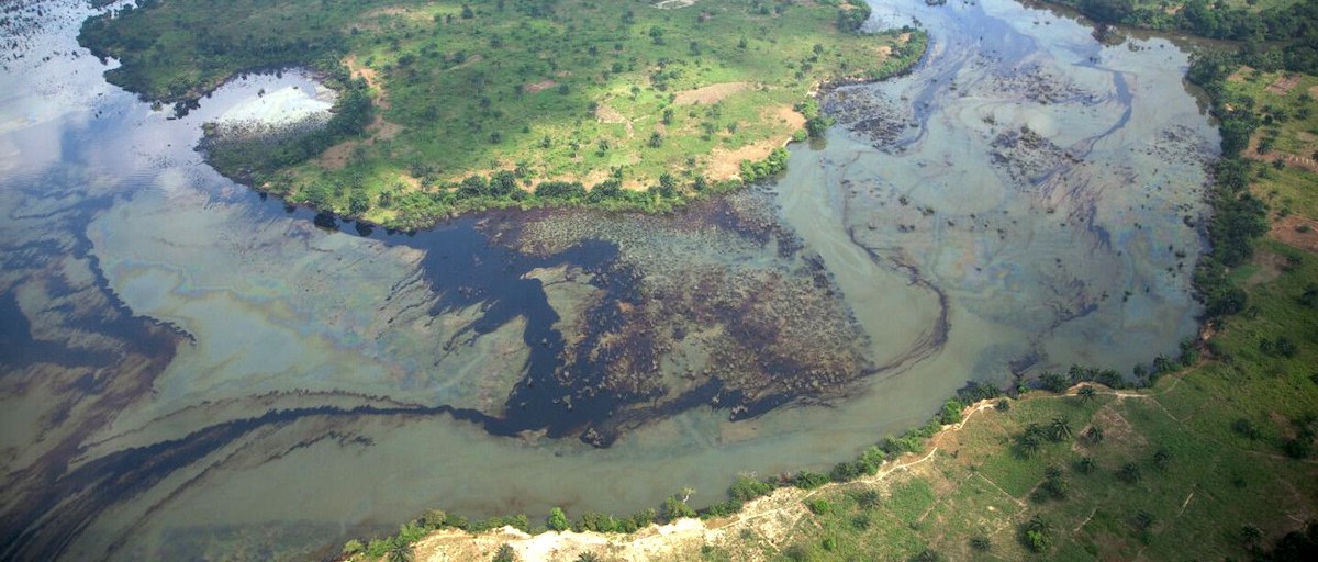 Oil spills caused by Shell in Nigeria