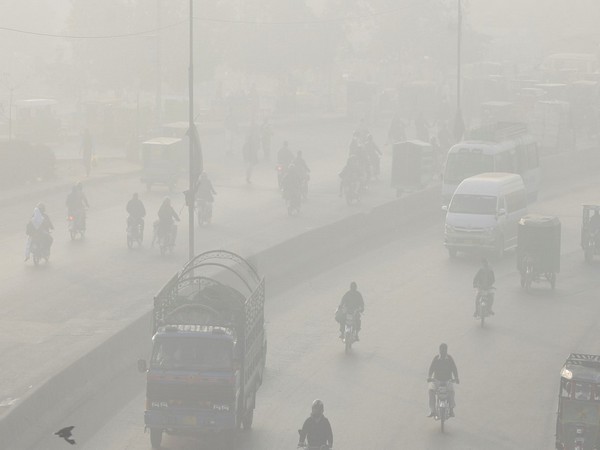 Air pollution in Karachi, Pakistan.