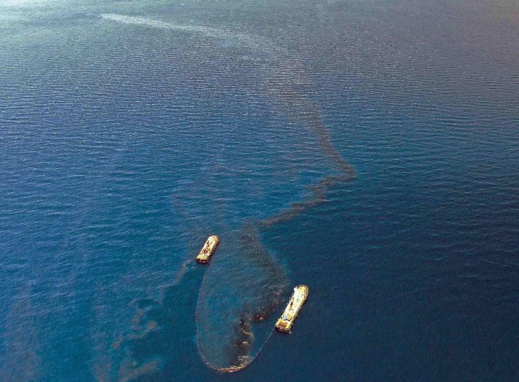 Oil spill at Oriental Mindoro, Philippine