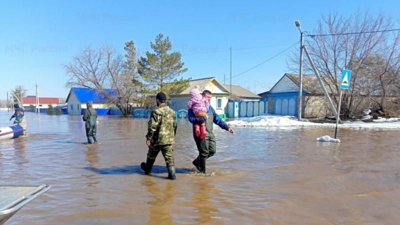 Authorities said 10,000 people were in the flood zone