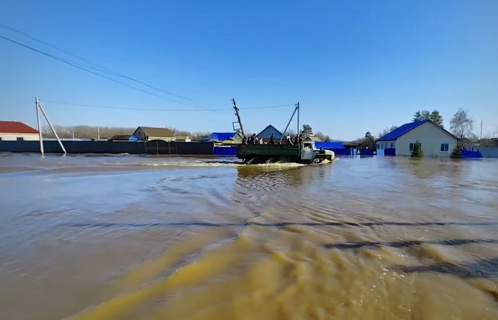 Flooding in the Orenburg region