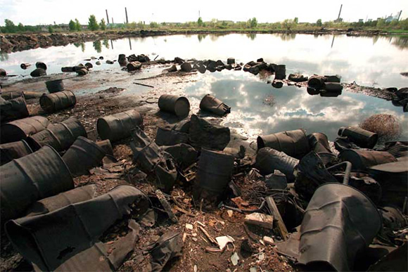 Chemical waste disposal site