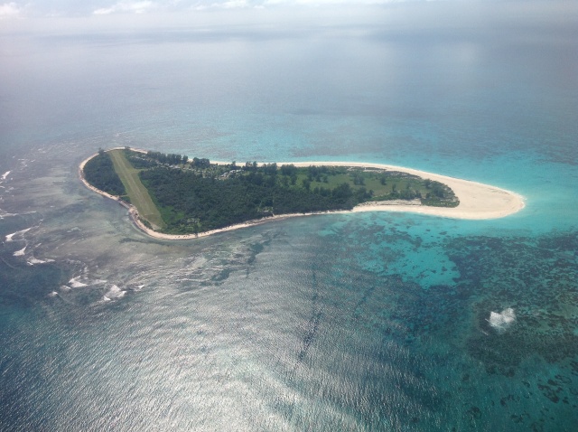 Bird island in the Seychelles archipelago is one of the low-lying coralline islands that risks submersion with sea-level rise and climate change