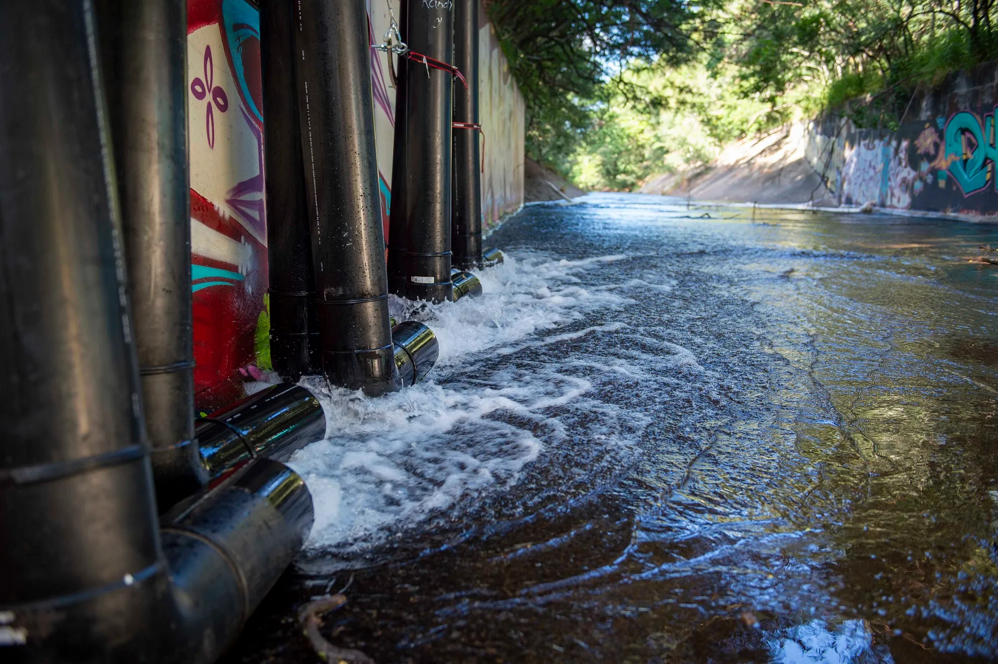 After a 2021 fuel leak from an underground Navy storage facility, well water was filtered and discharged into the Halawa Stream, a freshwater that serves thousands of Oahu residents.