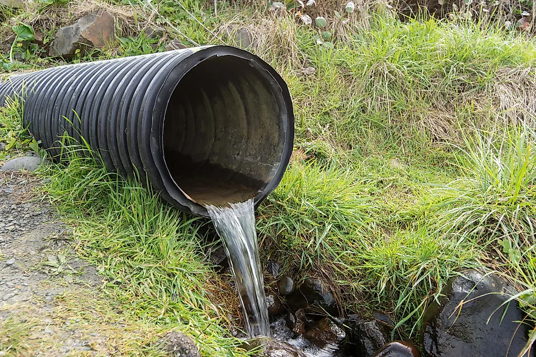 Another source of pollution is untreated sewage, which is discharged directly into the river at more than 1,350 points.