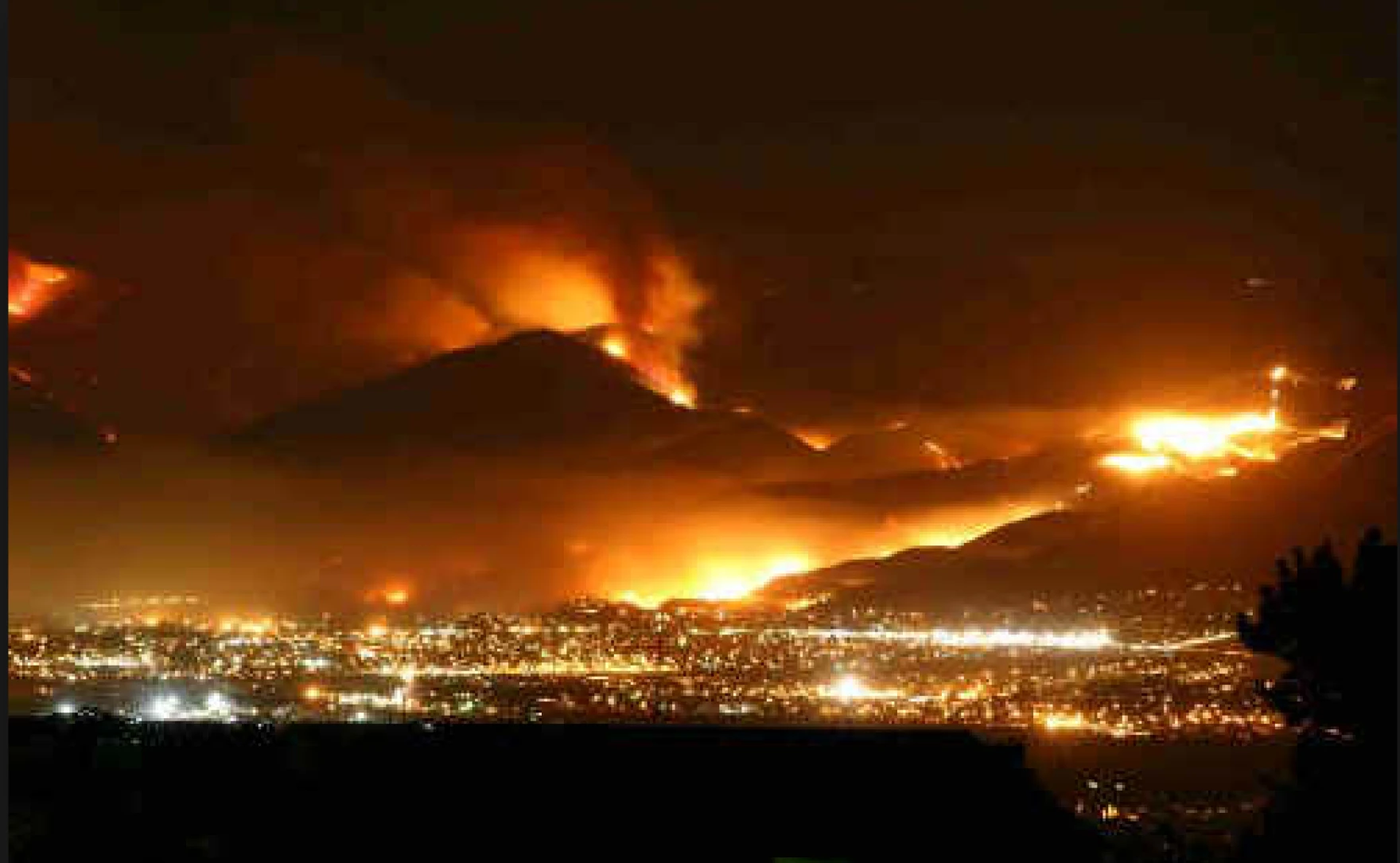 Cedar Wildfire, 2003