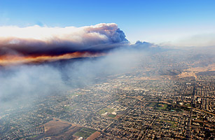The Cedar Fire, Southern California, 2003