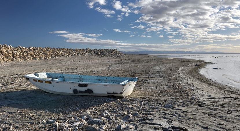 One of the main problems is the lake's declining water level caused by climate change and human activities.