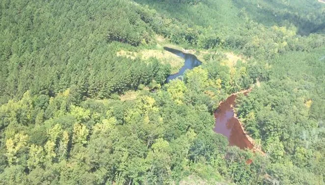 The Colonial Pipeline oil spill in North Carolina, United States