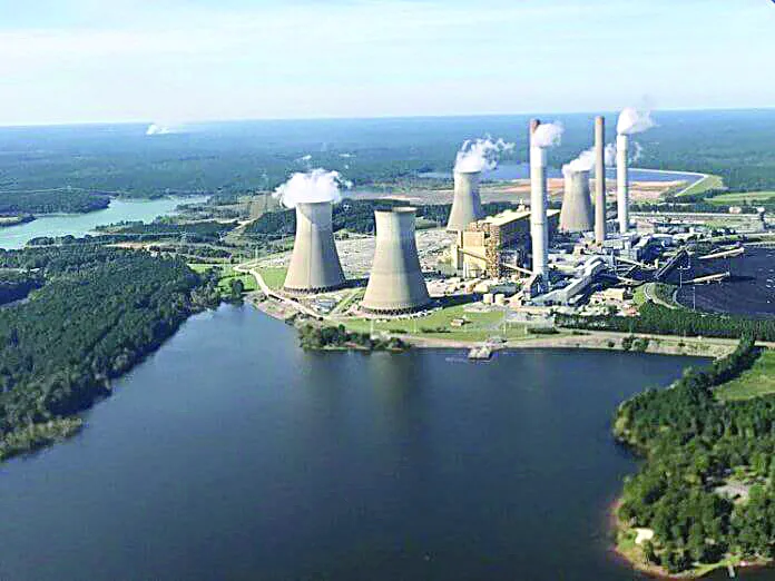 Plant Scherer in Juliette is one of the plants where Georgia Power plans to leave coal ash waste in unlined pits, where it sits in groundwater.