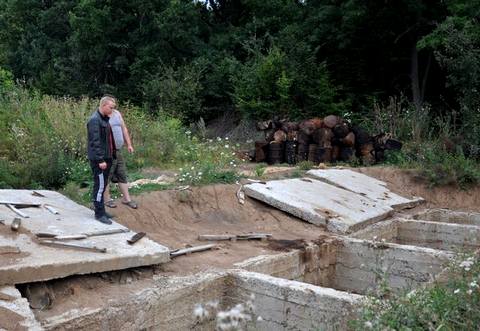The pesticide burial ground in Dzhurin, Ukraine