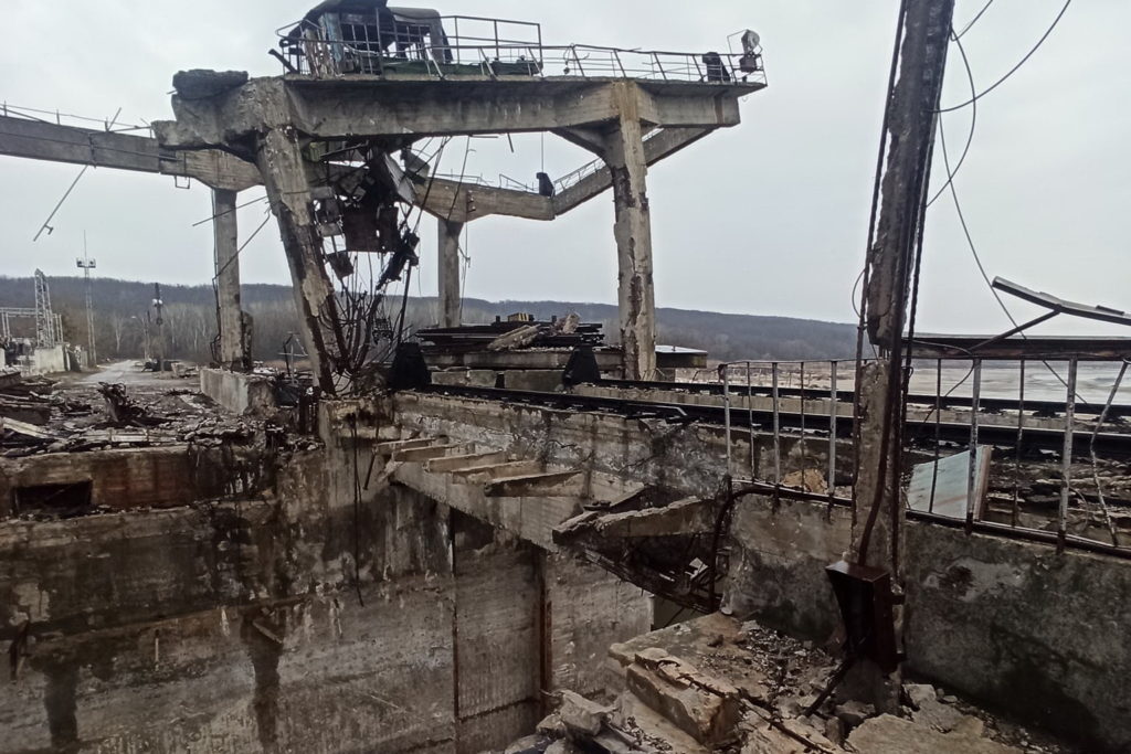 What is the condition of the hydraulic structure on Oskol.
