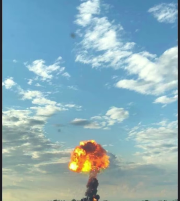 The first minutes after the missile strike