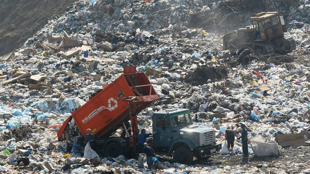 Scandalous landfill No. 5 in Podgortsy