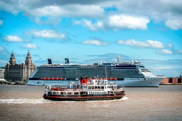 Pollution in the River Merseyin, United Kingdom