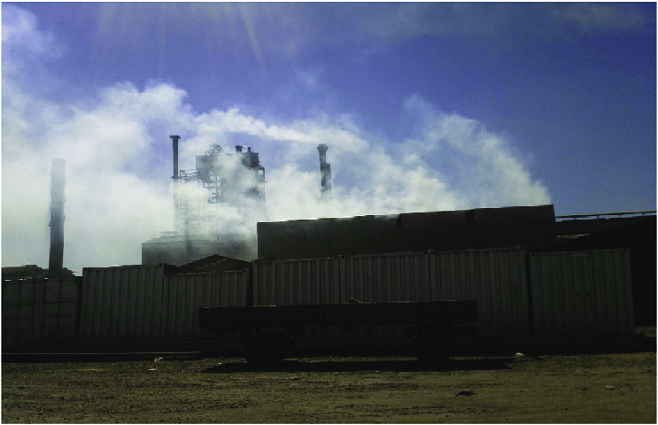 Air pollution from the Mufulira Mine