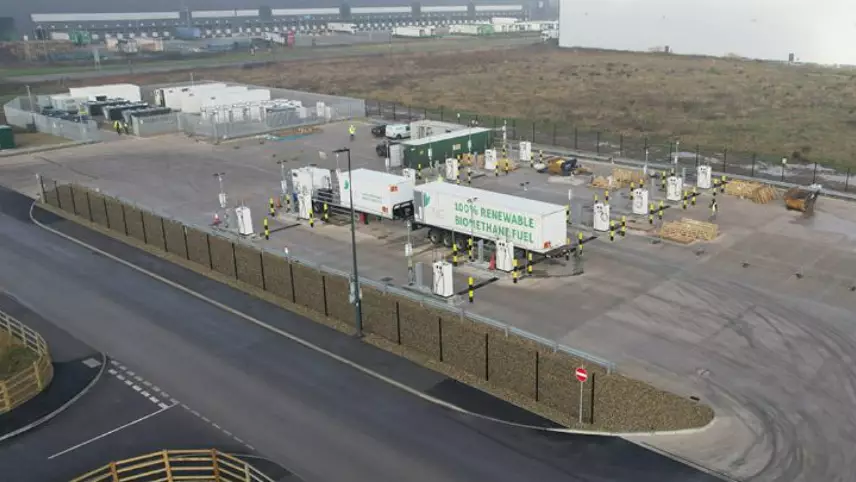UK: Huge biomethane fuelling station opens