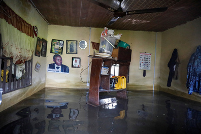 Flood in Nigeria.